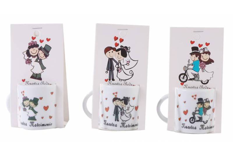 Tazas de boda