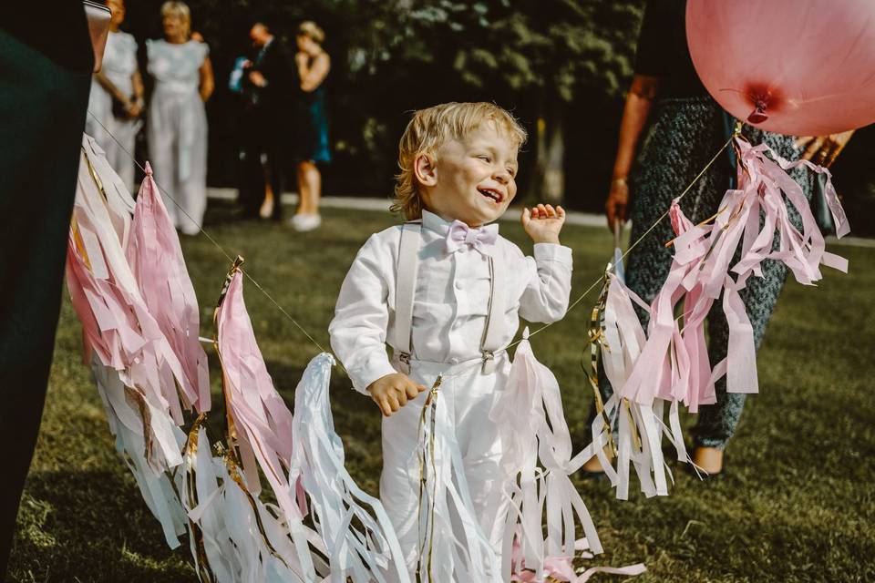 Niño disfrutando