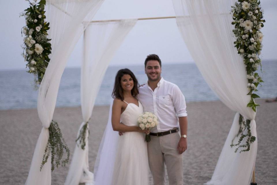 Boda en la playa