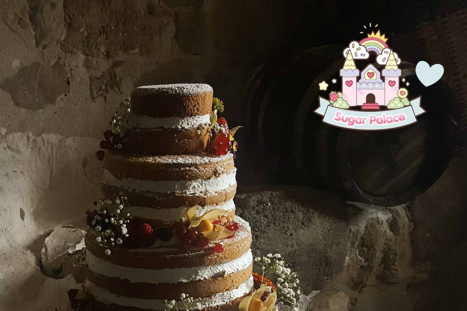 Naked cake - rural