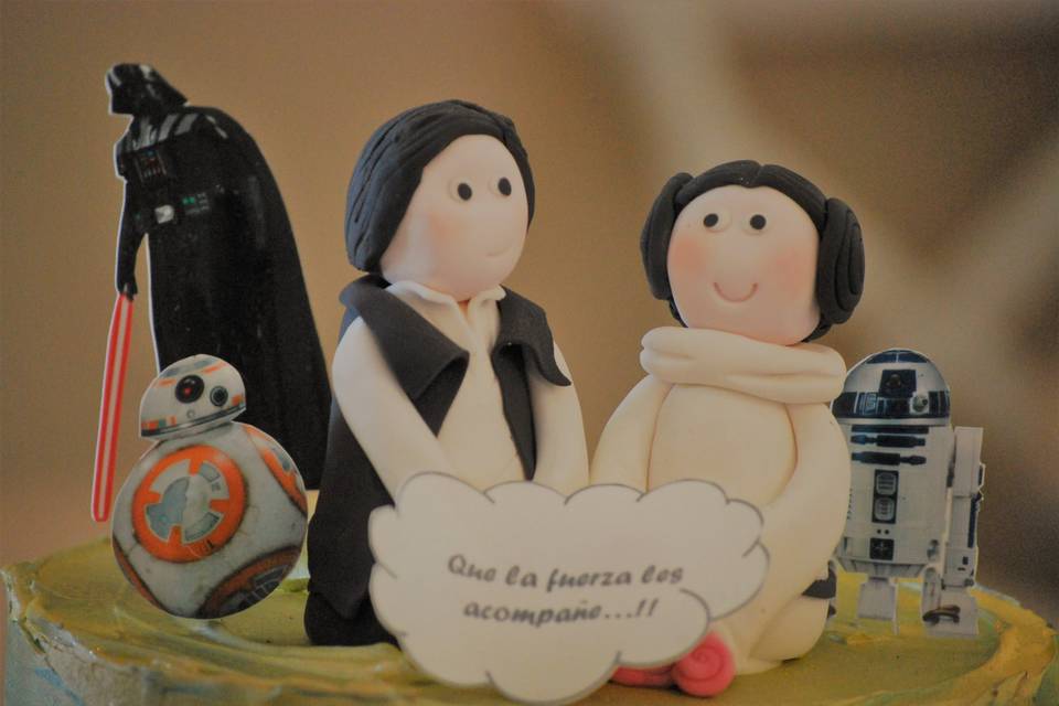 Tarta de boda Star Wars