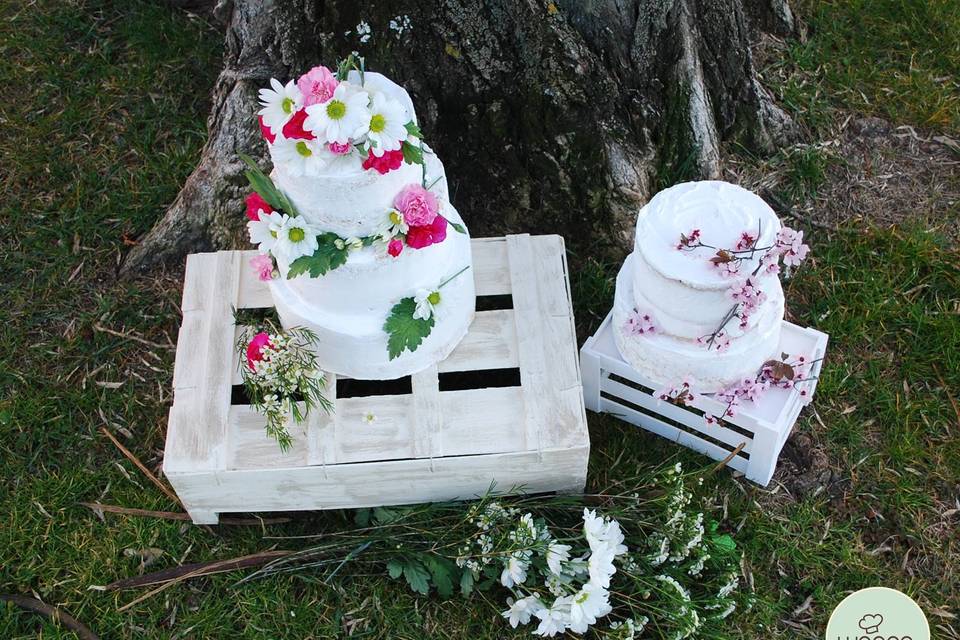 Naked cake de boda