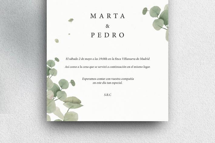 Invitación Boho