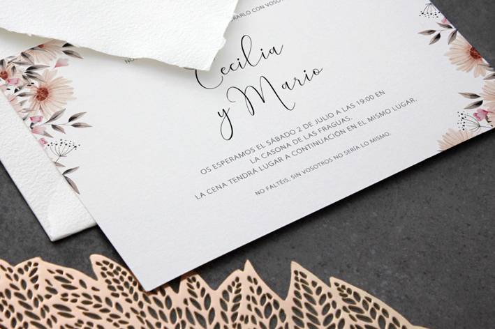 Invitación Boho