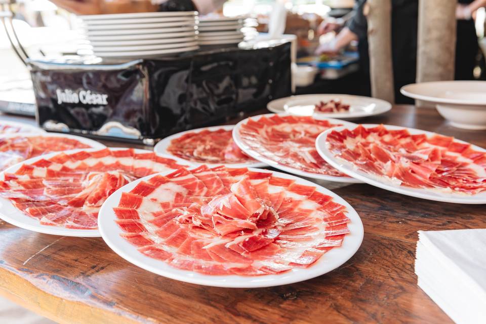 Mesa de jamón