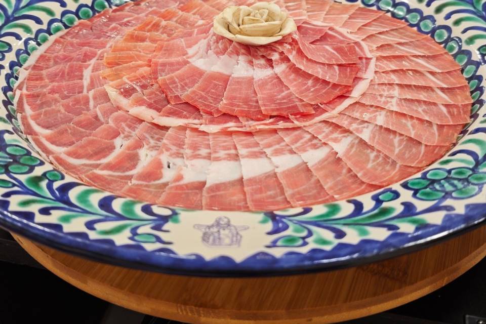 La flor del jamón