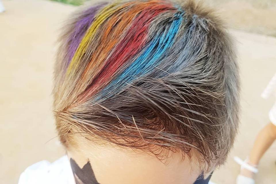 Mechas de colores