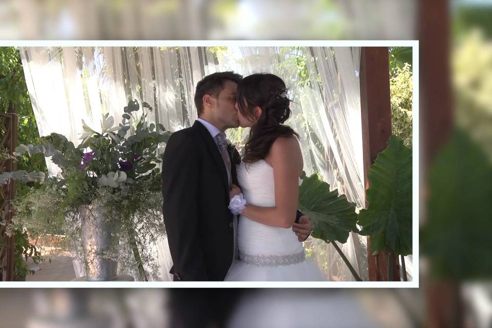 Fotograma de vídeo de la boda de S&J