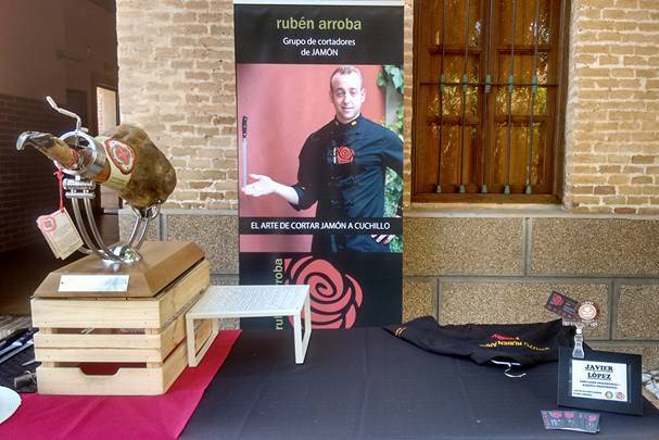 Corte de jamón en evento