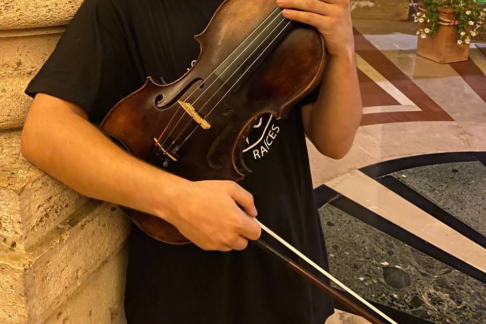 Abel tocando en Montecatini