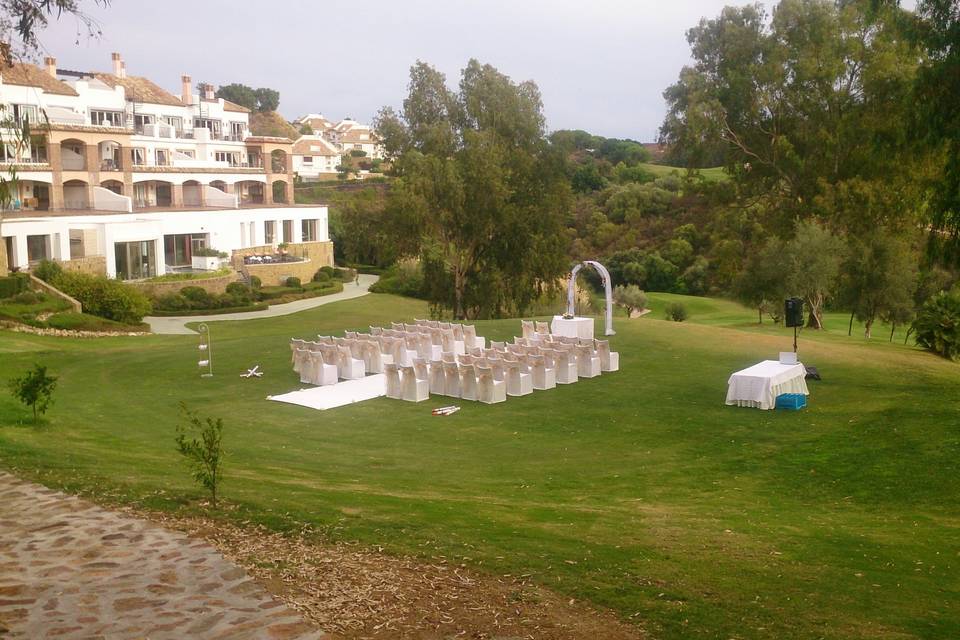 Ceremonia civil en Mijas