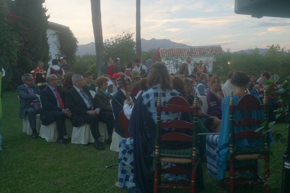 Boda con temática medieval