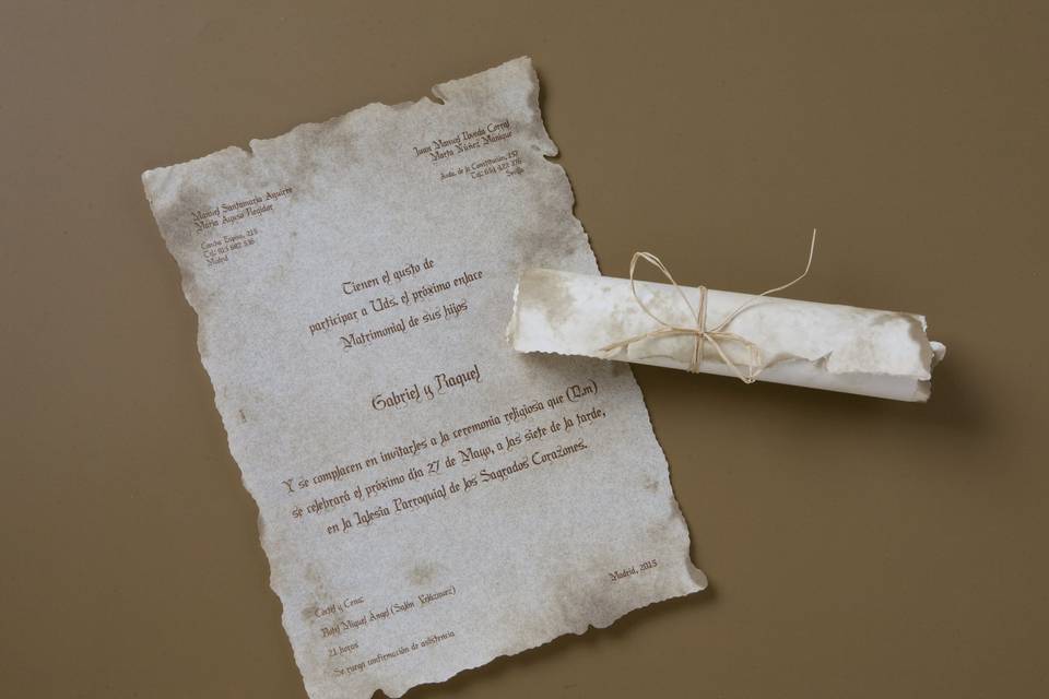 Invitaciones de boda