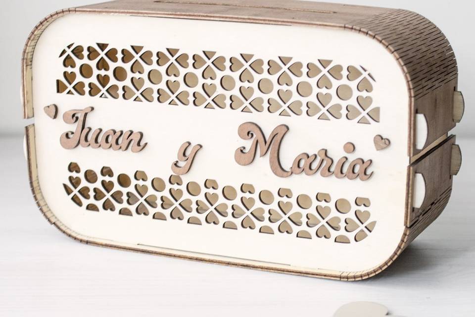 Cajas de corazones firmas