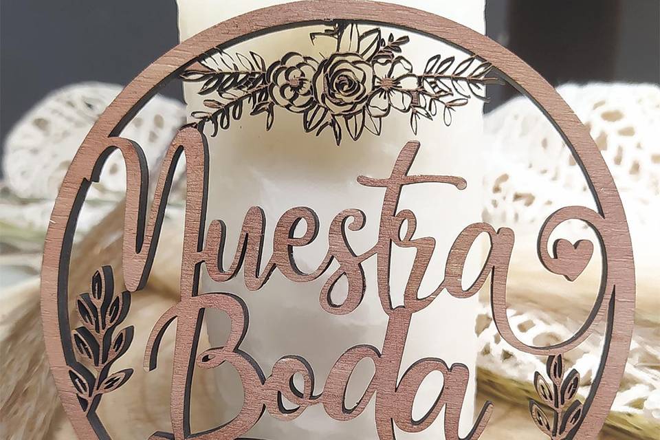 Centros de mesa personalizados