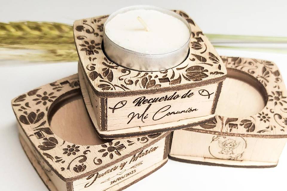 Detalles de porta velas