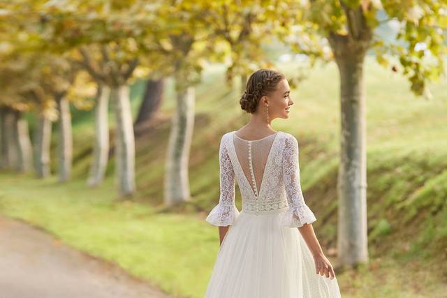 Vestido de novia estilo boho Maris de Alma Novia • El Vestidor de Yolanda