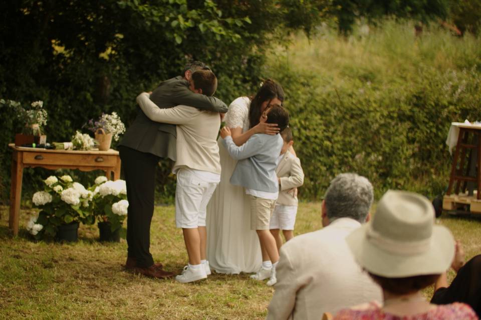 Sara & Aitor en la ceremonia