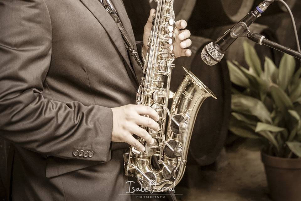 Saxofonista para bodas en Jerez
