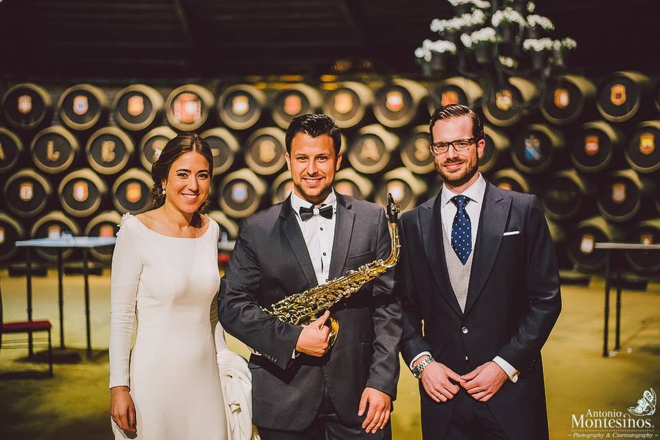 Bodasaxo saxofonista para boda