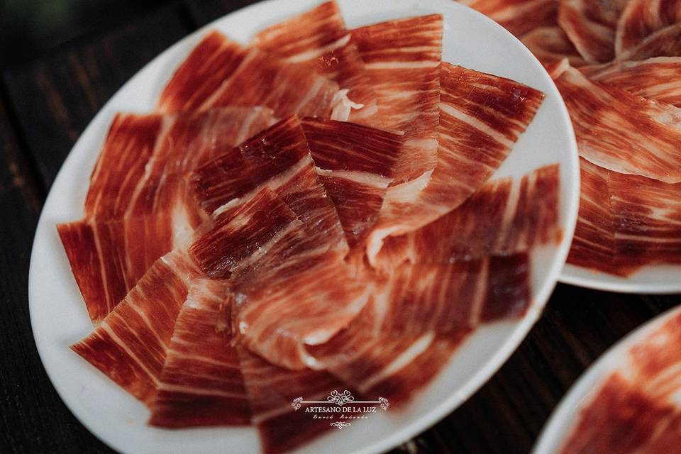 Puesto de jamón