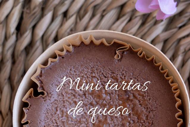 Mini tarta de queso chocolate