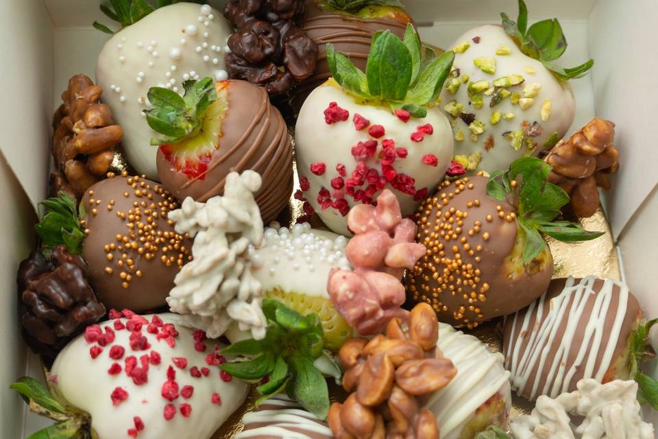 Fresas con chocolate