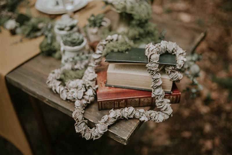 Banquete de boda de invierno