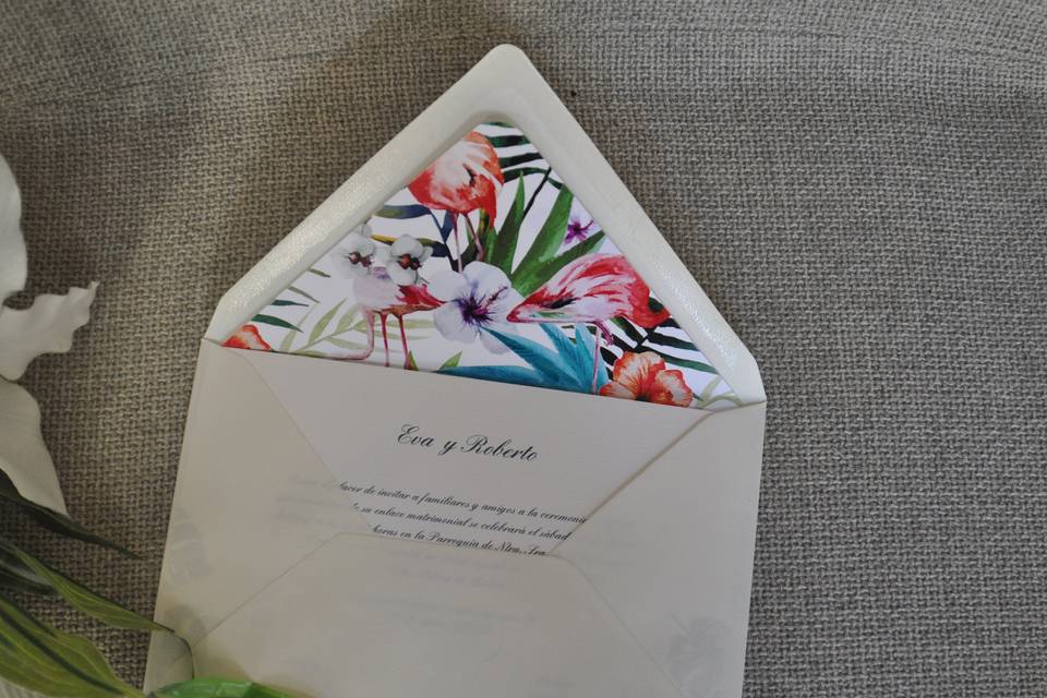 Invitación Tropical