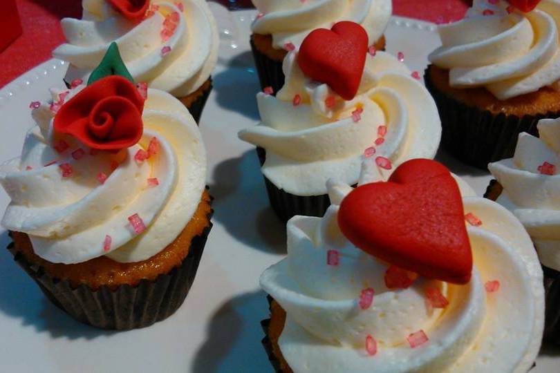 Mini cupcakes San Valentin