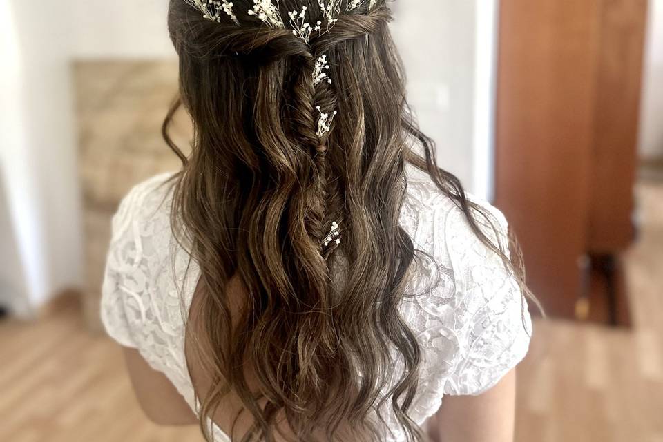 Ondas boho con flores