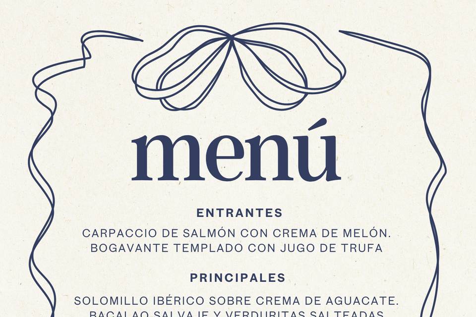 Menú