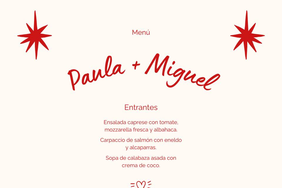 Menú