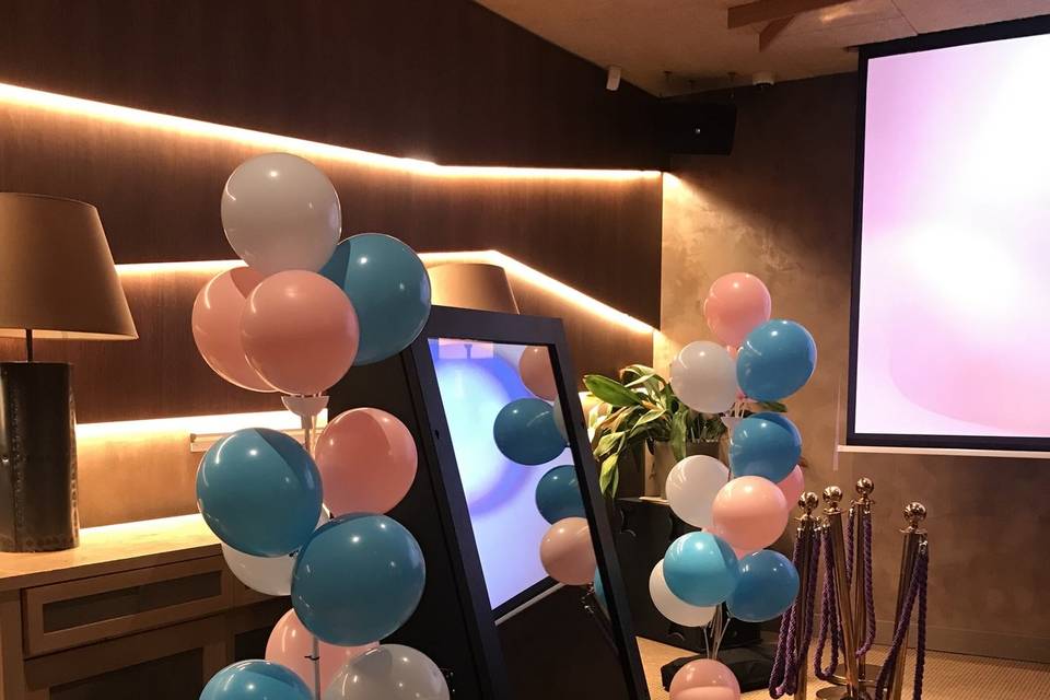 Decoracion con globos