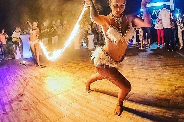 Espectáculo de fuego