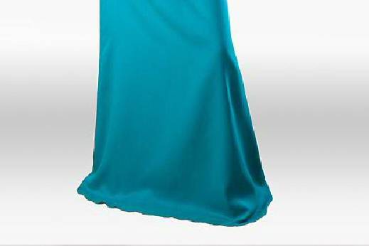 Vestido azul turquesa