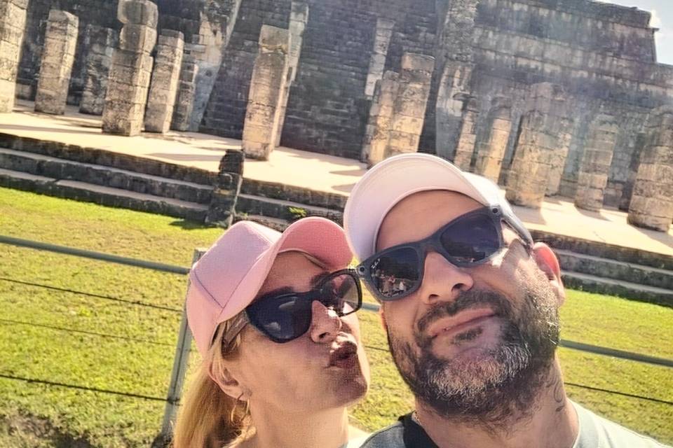 Alex y Clara en Riviera Maya