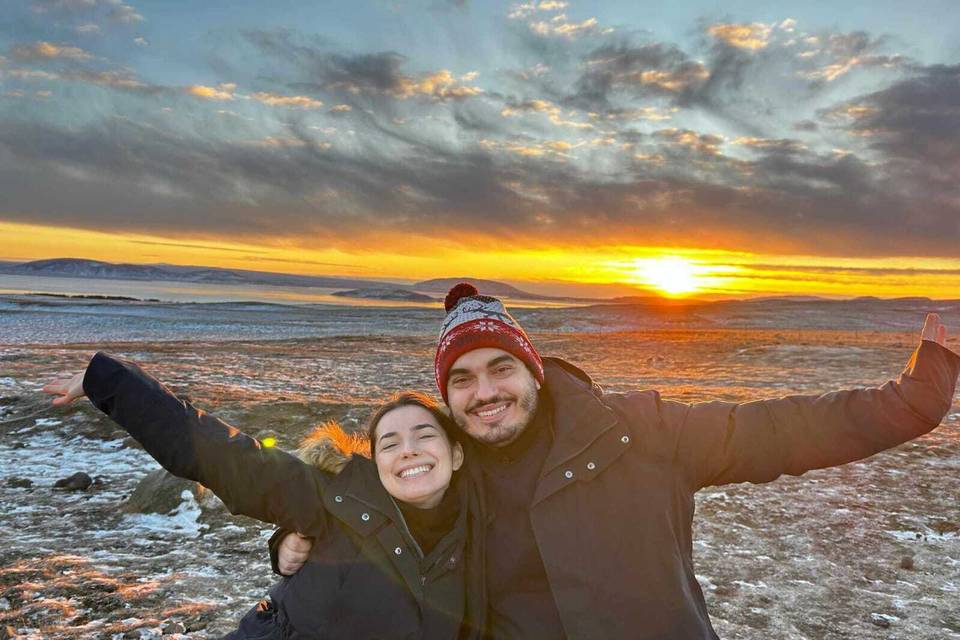 Alex y maria en islandia