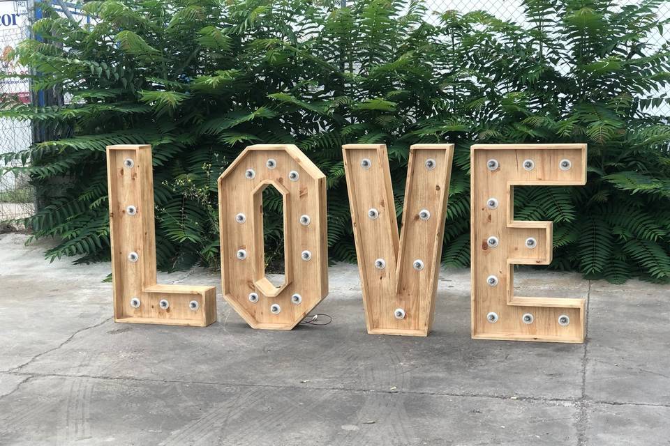 Letras espectaculares