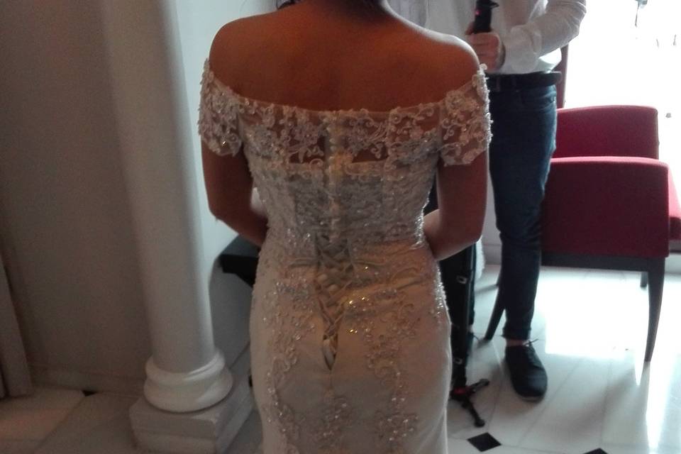 Precioso vestido de novia