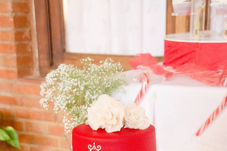 Tarta de boda fondant