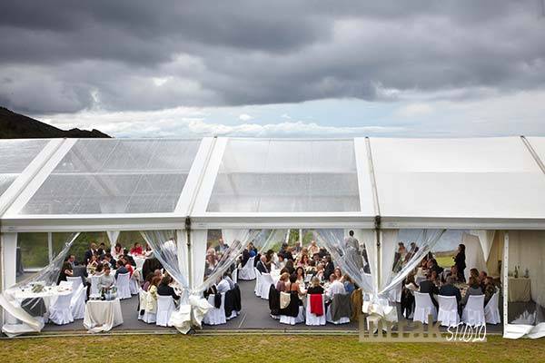 Comida en carpa