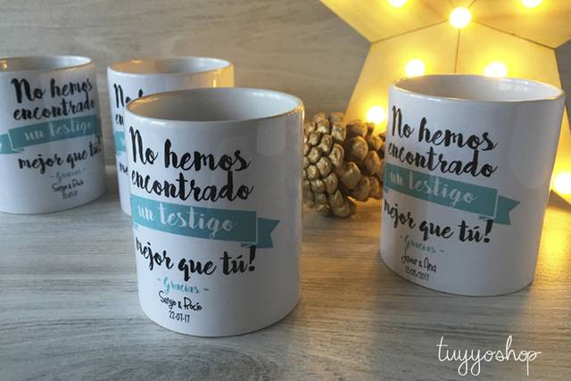 Tazas para tus testigos
