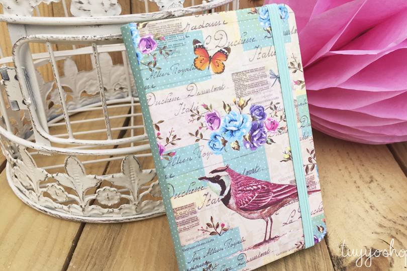 Preciosa libreta de mariposas