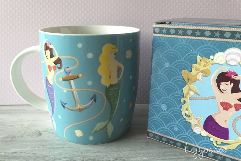 Taza de sirenas con caja de regalo