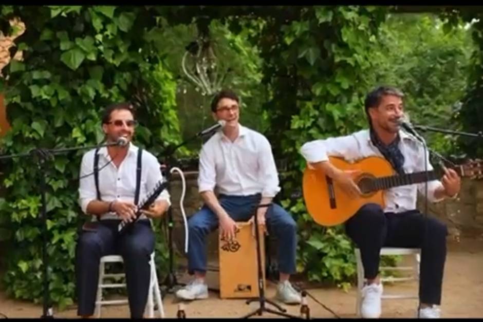 Actuación en una boda