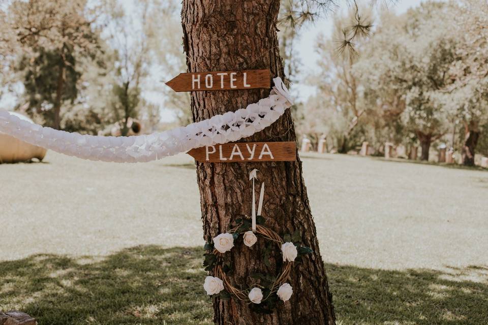 Decoración para tu boda