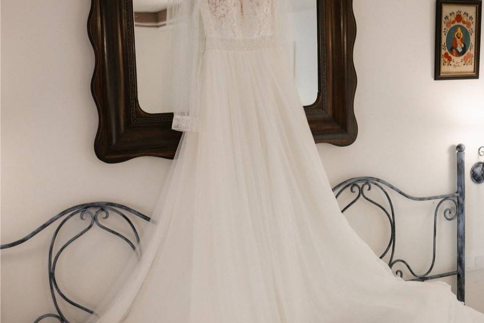 Ramo de novia preservado