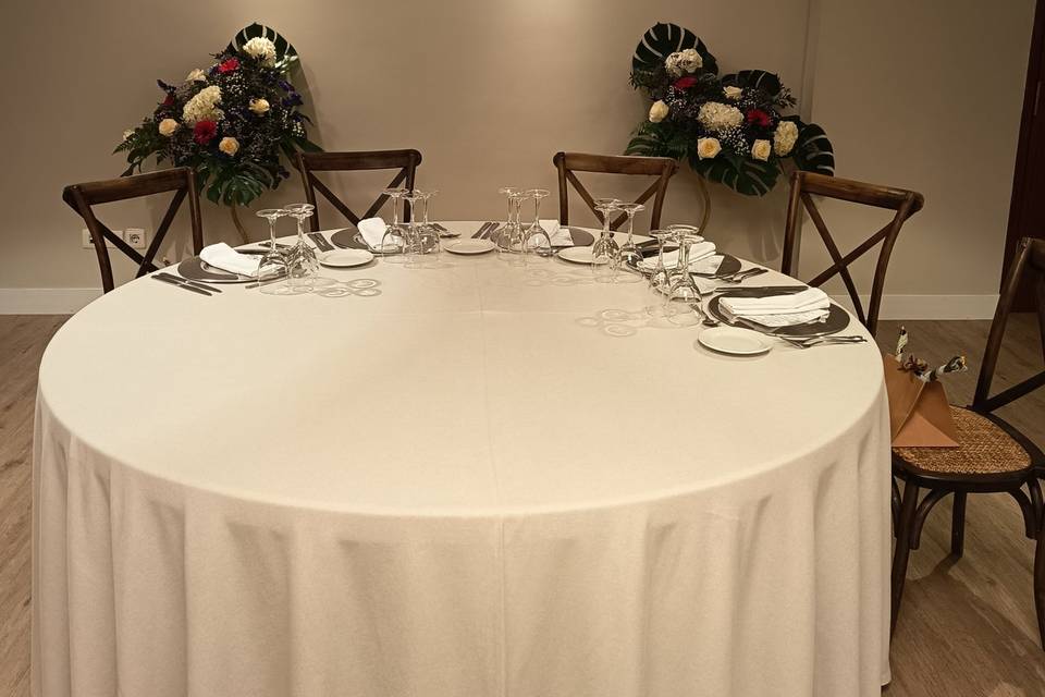 Mesa nupcial
