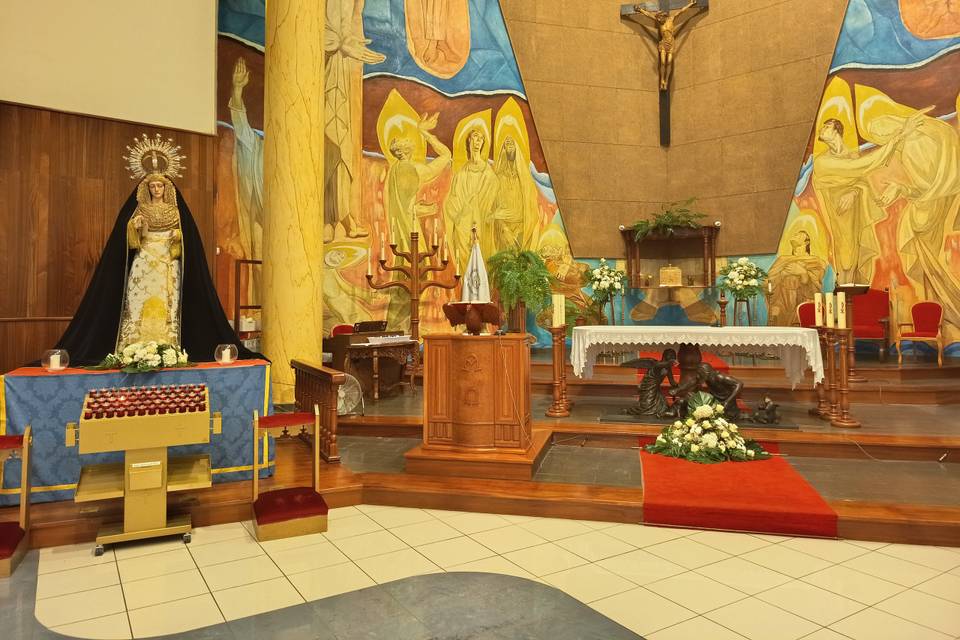 Arreglos de iglesia boda